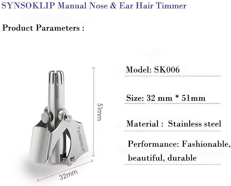 Miniatura 6 de Recortadora de pelo de nariz y orejas de máxima precisión, herramienta profesional de aseo para hombres y mujeres, sin dolor, sin tirones,