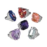 Fun Express Large Gemstone Like Rings (2 Dozen)