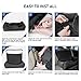 Bnonya Dog Car Seat for Medium Large, Safe and Comfortable Dog Car Bed Medium Under 60lbs, Multipurpose Design Washable with Non-Slip Base