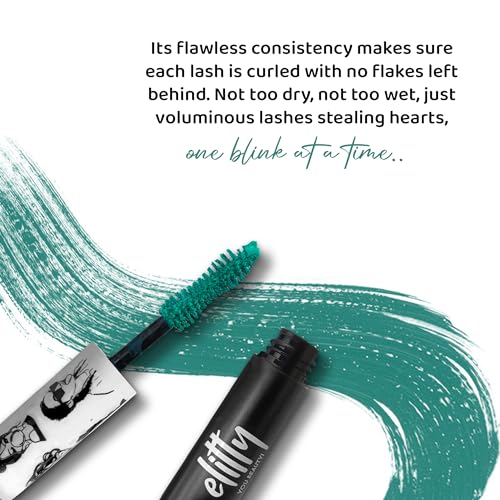 Elitty Pop Colored Lush Lashes Mascara-Waterproof, Smudge proof, Curling and lengthening -Turquoise Color - Queen Energy - Image 5
