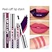Pakivs 3PCS Peel Off Lip Lipstick Set,Peel Off Lip Liner Stain,Long Lasting and Waterproof Peel Off Lip Stain,Highly Pigmented,Matte Finsh,Detachable Lip Pencil Liner Lipstick