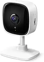 Camera de Segurança Wi-Fi, 1080p Full HD TP-Link Tapo C100, Visão Noturna, Audio de Duas Vias, Trabalha com Alexa, Detecção de Movimento, 512G de armazenagem, Armazenamento na Nuvem
