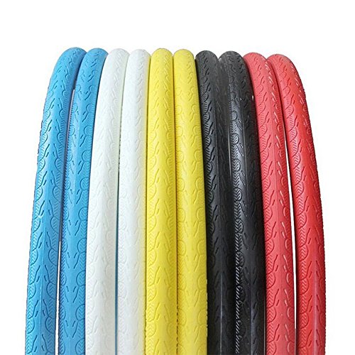 Senqi Fixed Gear Bicycle Solid Tires Road Bike Tires 700C X 23 (Black) #TOP1