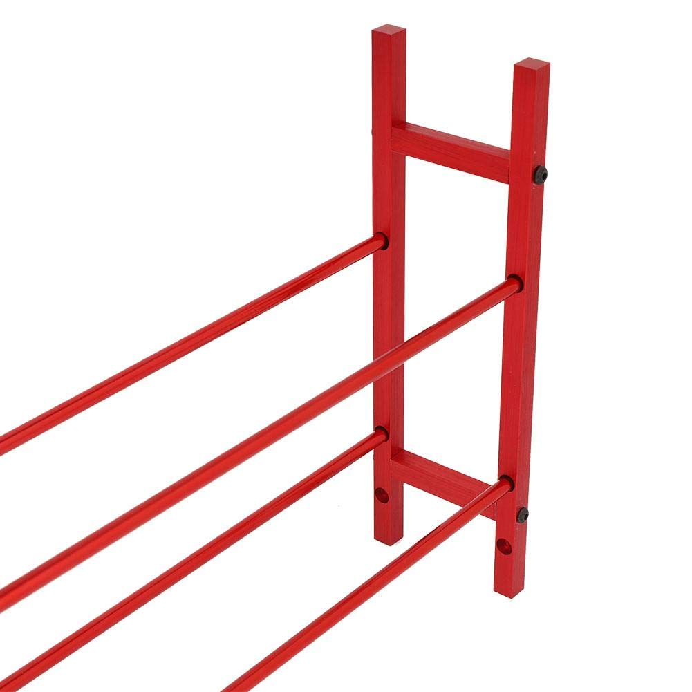 Keenso Scaffale per Pneumatici RC a 2 Livelli in Lega di Alluminio Scaffale per Pneumatici RC 1.9 Pollici per SCX10 90046 D90 1/10 Model Crawler Car