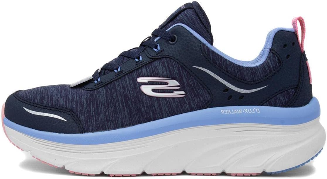 Skechers Women's Relaxed Fit: D'Lux Walker - Cool Groove - Navy - US 9