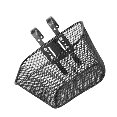Cestas de metal desmontables con sistema de fácil instalación para manubrios
