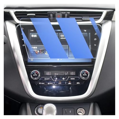 Verre trempé Nissan Murano film protection anti-rayure écran GPS bleu de bord