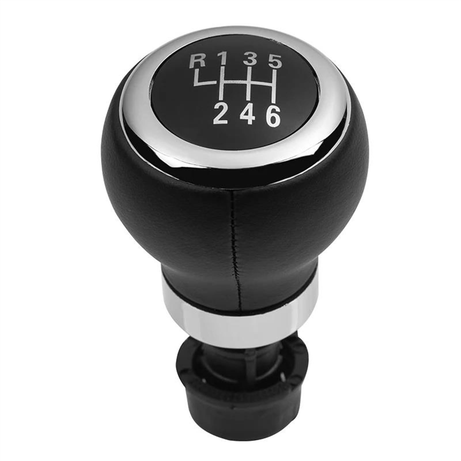 Cavinbdz 6 Speed Knob 5 6 Speed Gear Shift Knob Handle Stick Lever Shifter Gaiter Boot Cover Case For Vw For Tiguan 5N 2007-2011(6 Speed Knob)