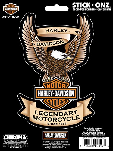 Chroma (9917 Harley-Davidson Eagle Stick Onz Decal