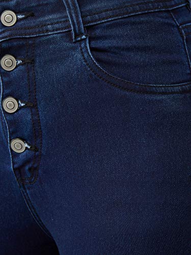 Image of Dolce Crudo Women's Skinny High Rise Bleached Cropped Stretchable Denim Jeans