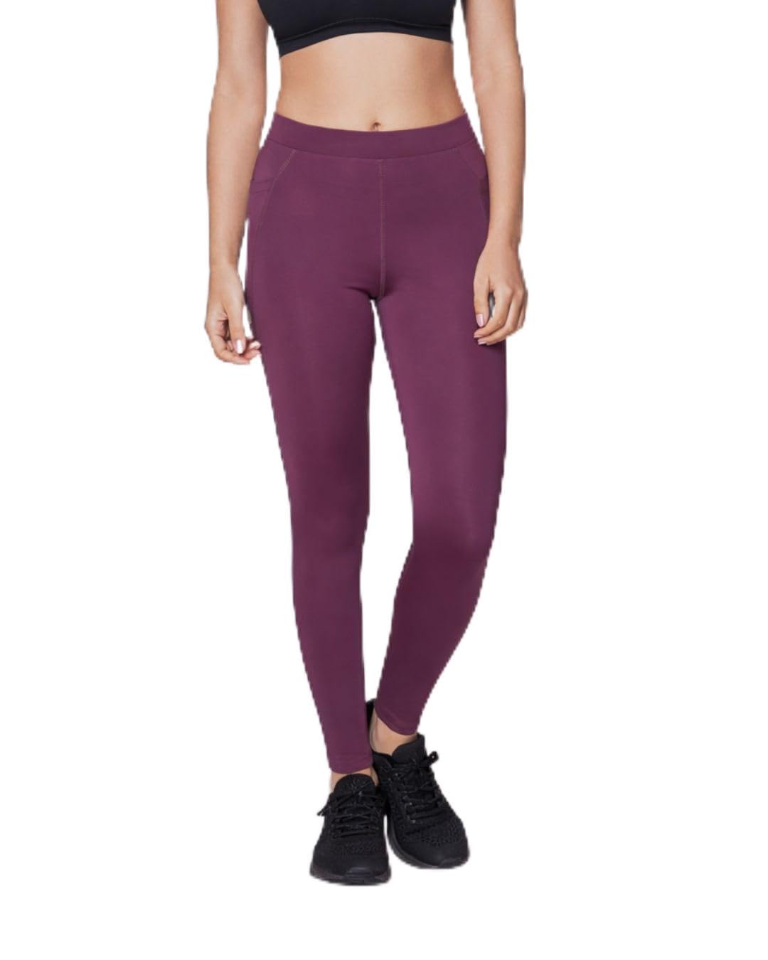lango Women High Waist Gym Leggings – Full Length Ankle Length Yoga Pants for Women | Stretch Workout Tights | Active Wear Gym Pants, Track Pants & Sports Wear-picture-32