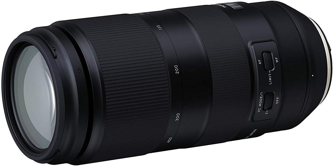 Tamron 100-400mm F/4.5-6.3 VC USD Telephoto Zoom Lens for Nikon Digital SLR Cameras (Renewed)