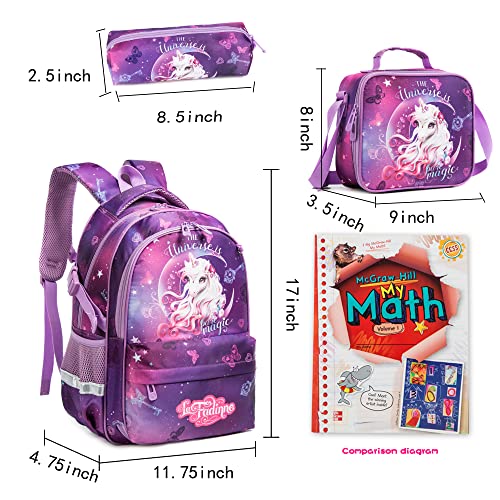 Mohco Kids Backpack 16 In School Bookbag With Insulated Lunch Box Pencil Case Lightweight Student Bookbag For Girls And Boys #TOP6