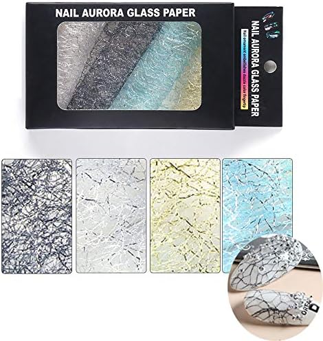 3D Mesh Nail Sticker Gold Silver Net Line Tape on Nails Holo Adhesive Silk Foil Nail Art Decorations Decal Polish Tip Glitter Nail Art Decor Adhesive Decals Strips DIY Nail Tip (Style B)