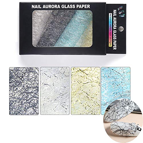 3D Mesh Nail Sticker Gold Silver Net Line Tape On Nails Holo Adhesive Silk Foil Nail Art Decorations Decal Polish Tip Glitter Nail Art Decor Adhesive Decals Strips Diy Nail Tip (Style B) #TOP11