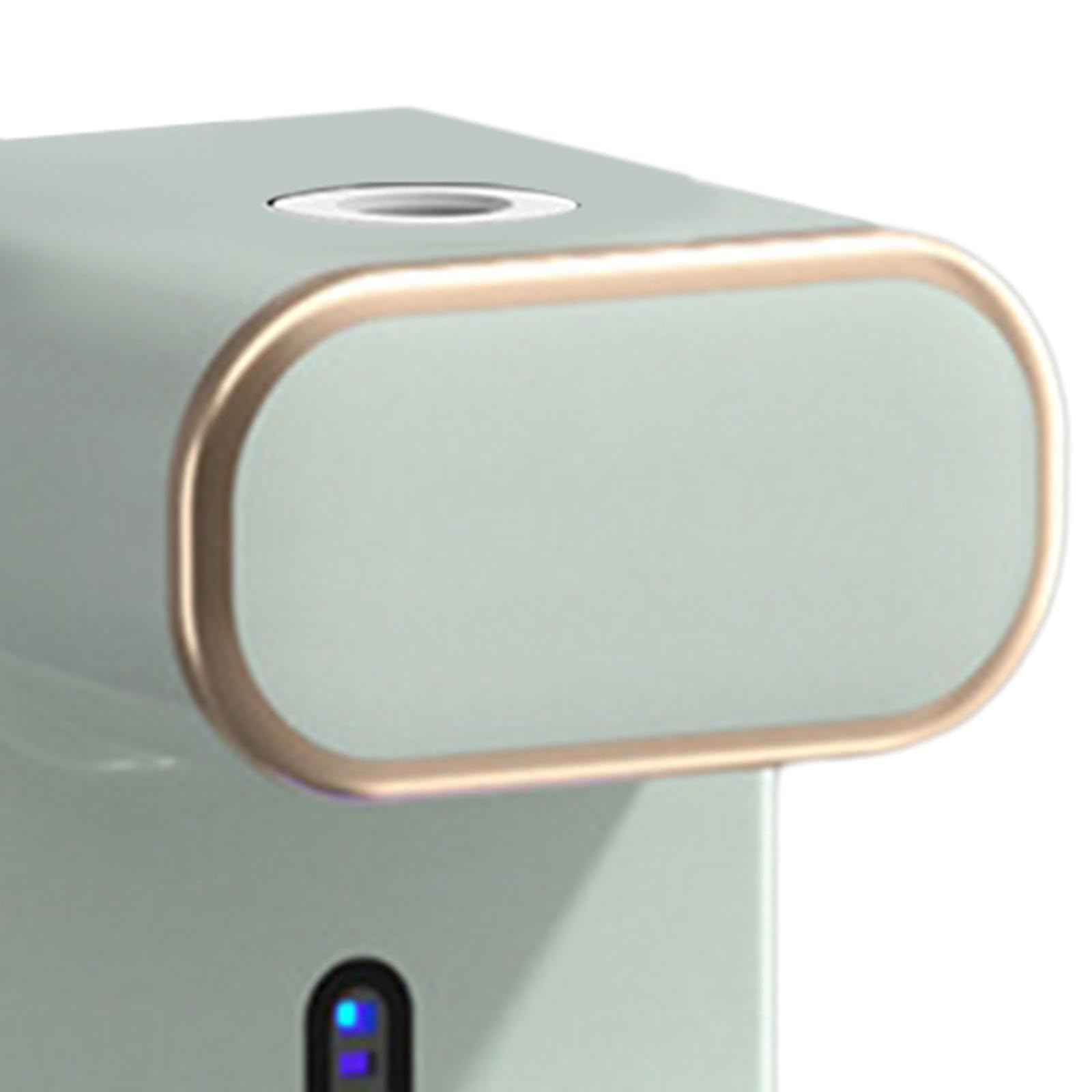 Dispensador Automático de Pasta de Dientes, Soporte para Cepillos de Dientes, Dispensador de Pasta de Dientes de Pared, Accesorio de Baño con, Verde con luz, Individual