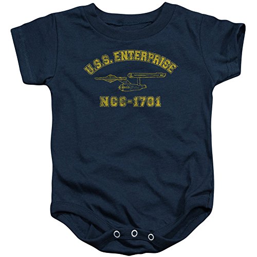 Infant: Star Trek- Enterprise Athletic Onesie Infant Onesie Size 6-12 Mos
