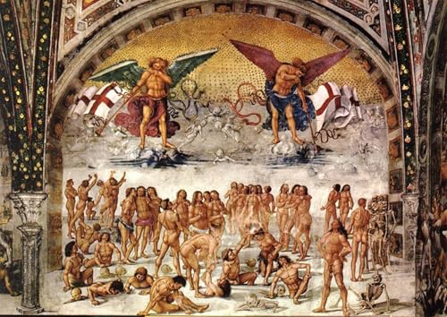 Mural Resurrezione della carne Luca Signorelli 60x90cm para renovar paredes vacías