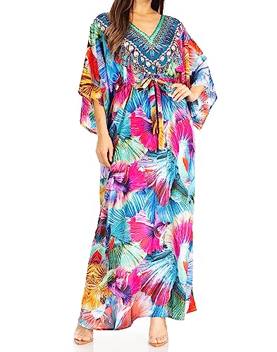 Robe longue caftan ample pour rester au frais tout l'été