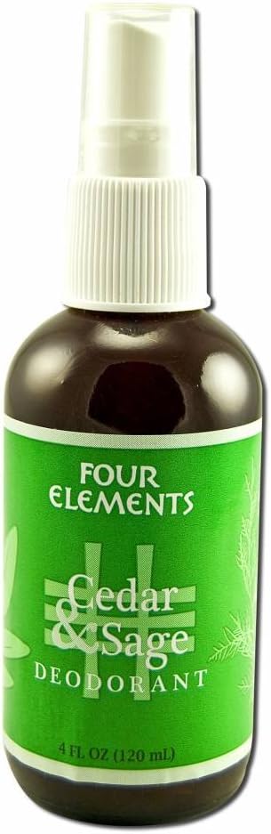 FOUR ELEMENTS Cedar Sage Deodorant, 4 Ounce