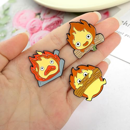 Image of Cute Enamel Pins Cartoon Lapel Pin Brooch Badge for Backpack Jackets Funny Tiger Pins for Gift Anime Enamel Pin for Clothing Hat Decoration