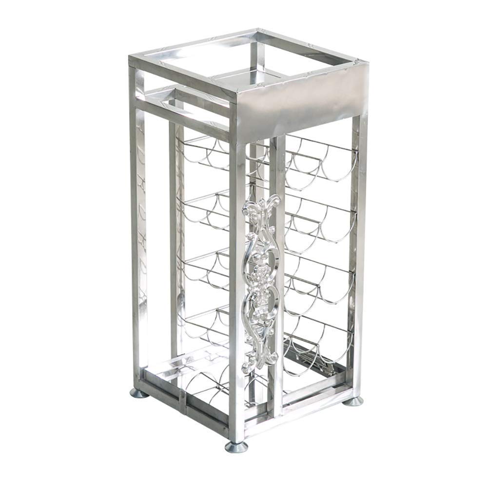 Support de rangement pour parapluies à 4 niveaux en acier inoxydable durable de 60cm