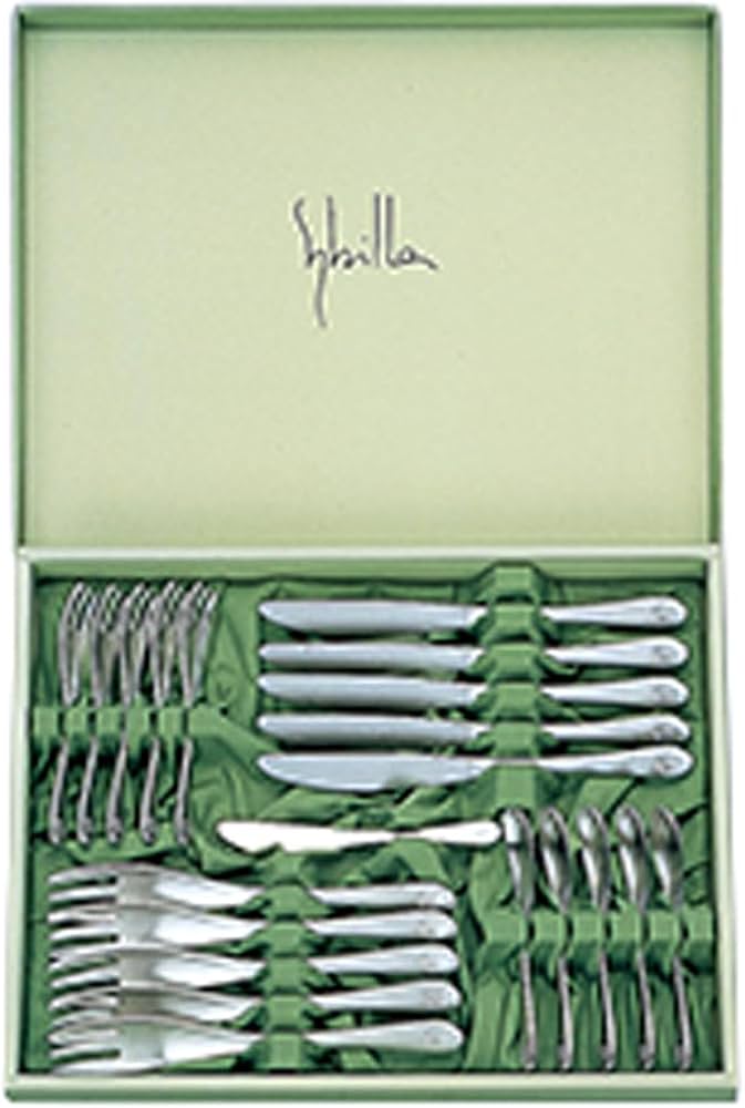 シビラ☆カトラリーセット 21p Amazon｜サクライ Sybilla(シビラ) サンタナ イヴニング21pcs. SZ-05S