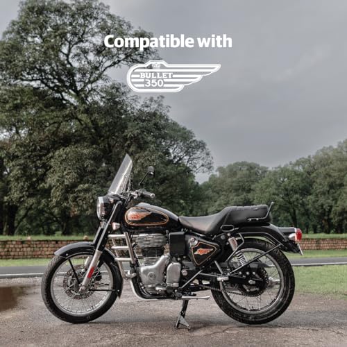 Image of Royal Enfield KXA00151 Black Passenger Backrest Mounts for New Bullet 2023 Model