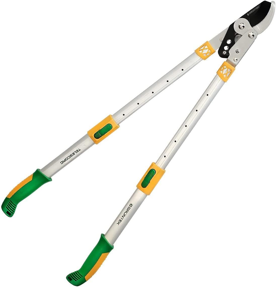 GRÜNTEK Telescopic Bypass Lopper XT 940 Smart-Cutting System. Extra Long Extendable Lopper 685-940 mm, with Ergonomic Handle