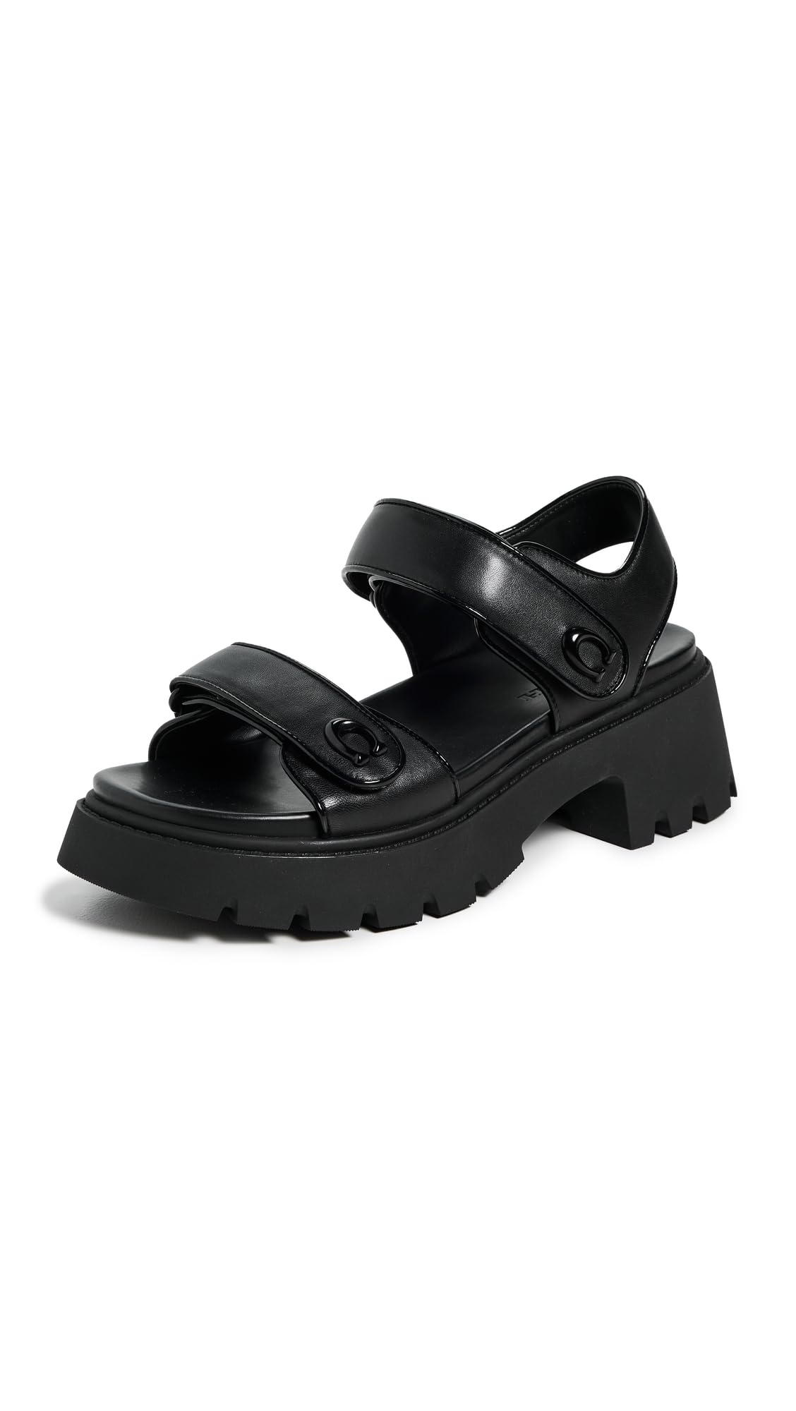 COACH womens Brynn Platform Sandal