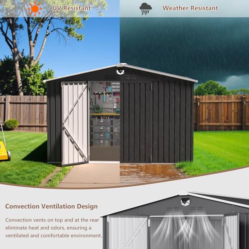 Metal Storage Shed for Backyard