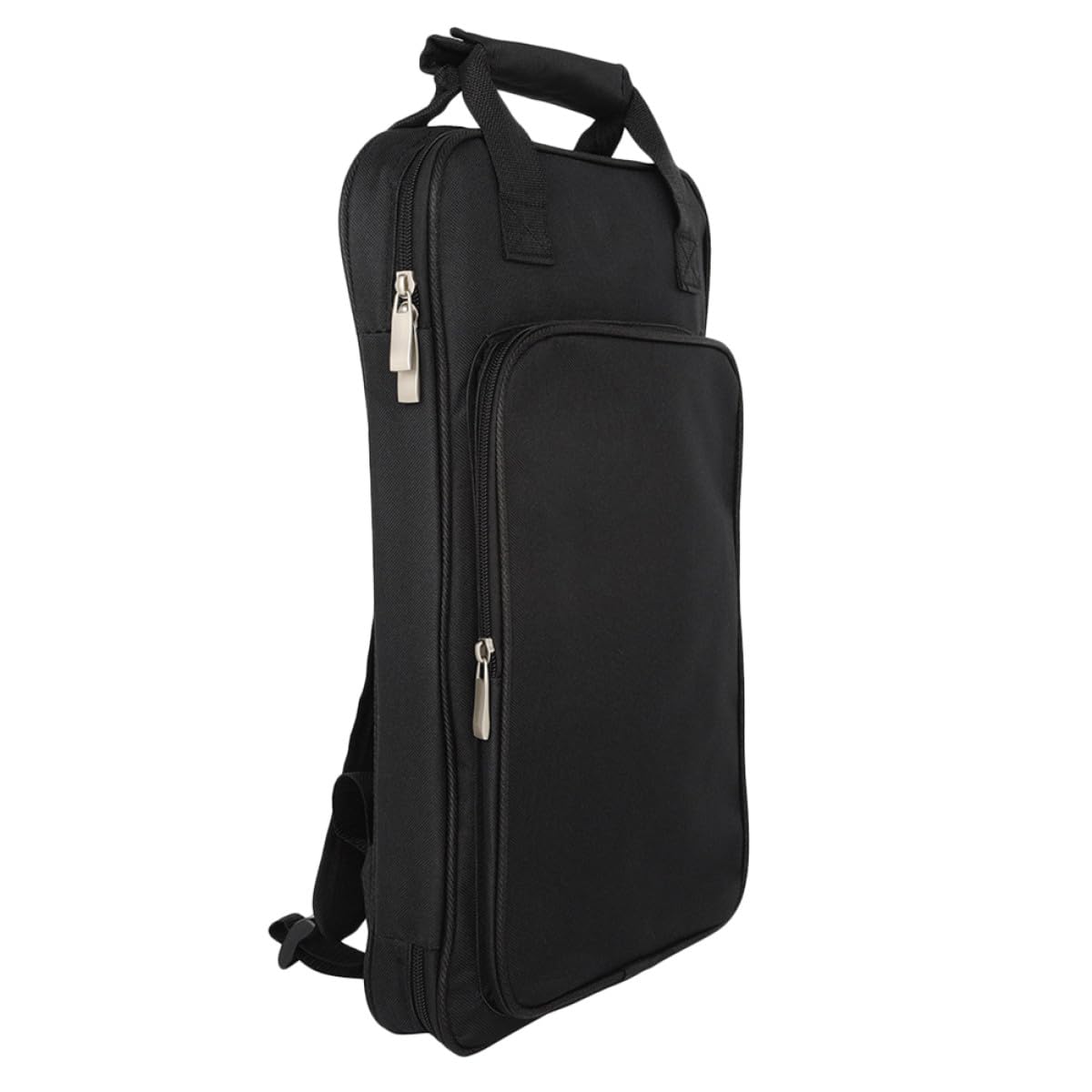BESTYASH Zaino Tasca Frontale Imbottito Nero Oxford Porta Bacchette Batteria per Custodia e Trasporto Strumenti Musicali