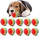 Niedliches Mini-Hundespielzeug für kleine Hunde, Kaubälle für Haustiere, Tennisball, 10 Stück