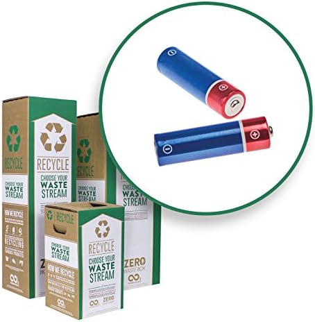 TerraCycle Alkaline Batteries Zero Waste Box (Small 11" x 11" x 20")
