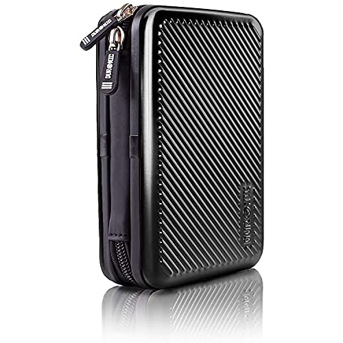 Étui disque dur externe anti-chute avec rangement câbles intégré