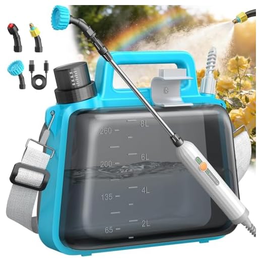 Battery Powered Garden Sprayer with Nozzles
