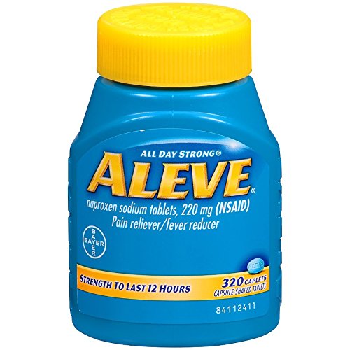 Aleve All Day Strong Pain/Fever Reducer Naproxen Sodium Tablets , 220 Mg (Nsaid) - 320 Caplets