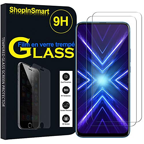 ShopInSmart - Protector de Pantalla de Vidrio Templado para Huawei Honor 9X/ 9X Pro/ 9X Premium 6.59" Stk-LX1 HLK-AL10 HLK-TL10 HLK-AL00 HLK-TL00