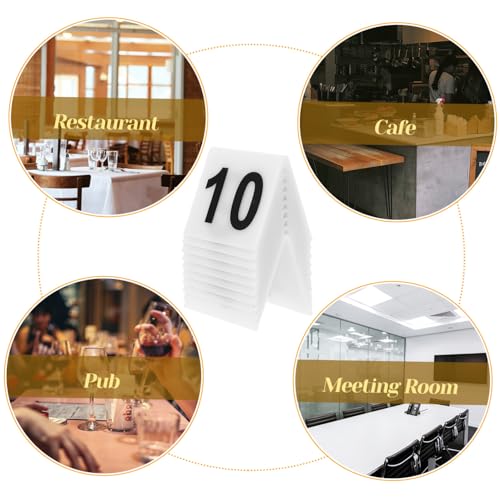 Numéros de table en acrylique pour mariages et fêtes élégantes | Accessoires de réception V - 7