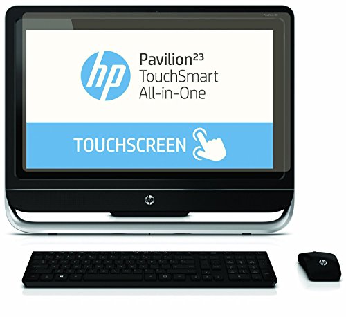 PcProfessional Screen Protector (Set of 2) for HP Pavilion Touchsmart 23 All-in-One Touchscreen Desktop High Clarity Anti Scratch Filter Radiation Microfiber Cloth