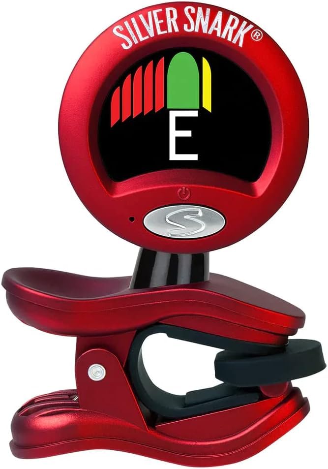 Snark 2 Clip-on All Instrument Tuner Red and Silver SIL RED (Pack of 3)
