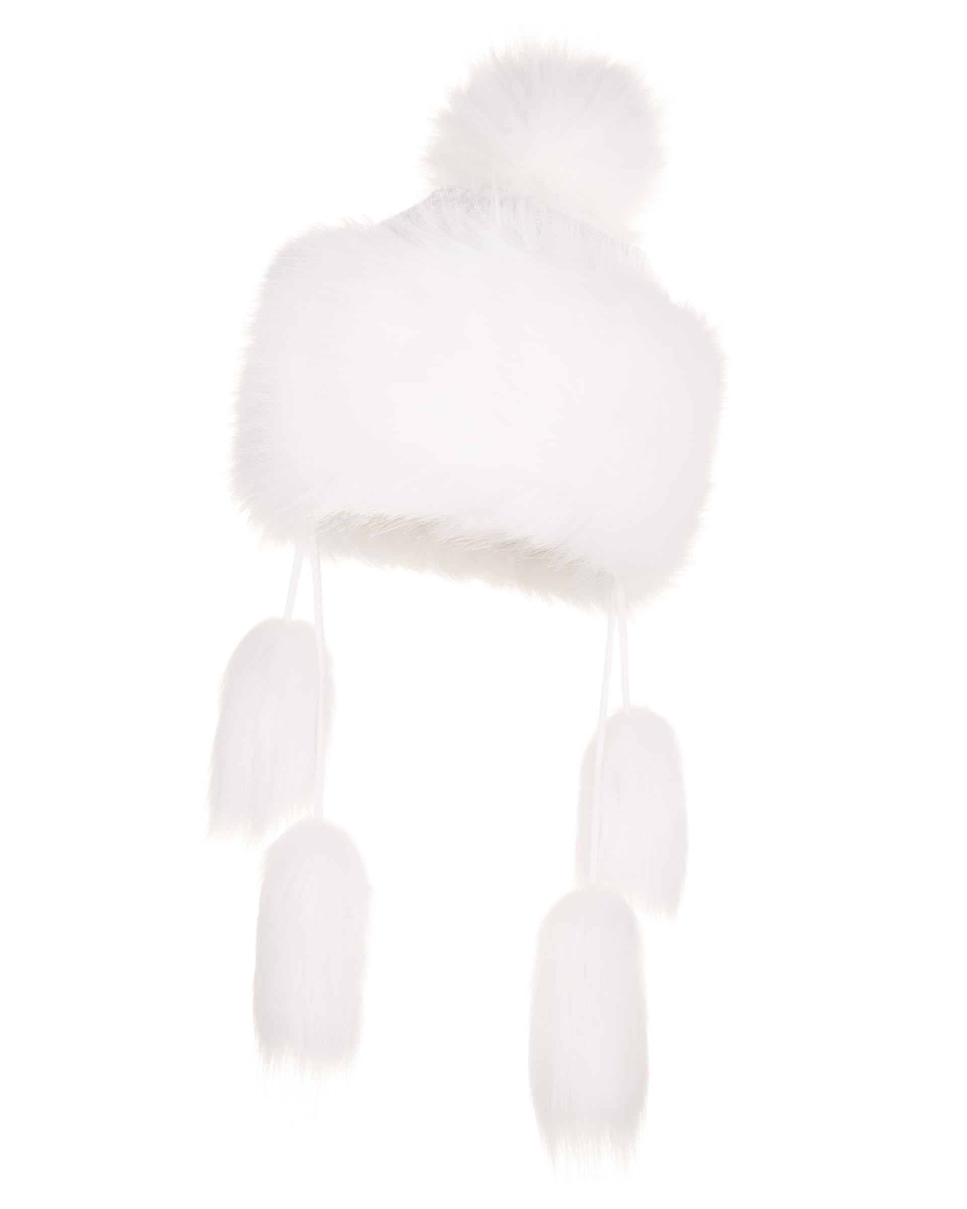 Futrzane Classic Chapeau Mongole Chapka Fausse Fourrure Femme Bonnet Russe