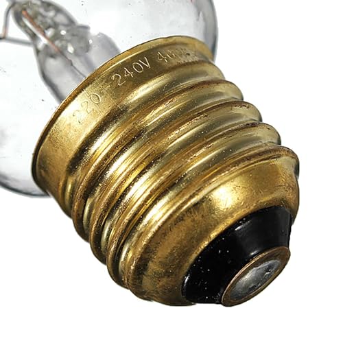Image of Filament Bulb, Edison Tungsten, E27 Base Bulb For Table Lamps /Wall Light /Wall Lamps, Light Bulbs For Hanging /Ceiling /Pendant Lights for Decoration for Home (Pack of 3)