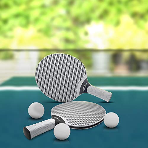Image of Senston Table Tennis Rackets Set, Professional Table Tennis Racket with 3 Balls, Composite Rubber Ping Pong Paddle Set