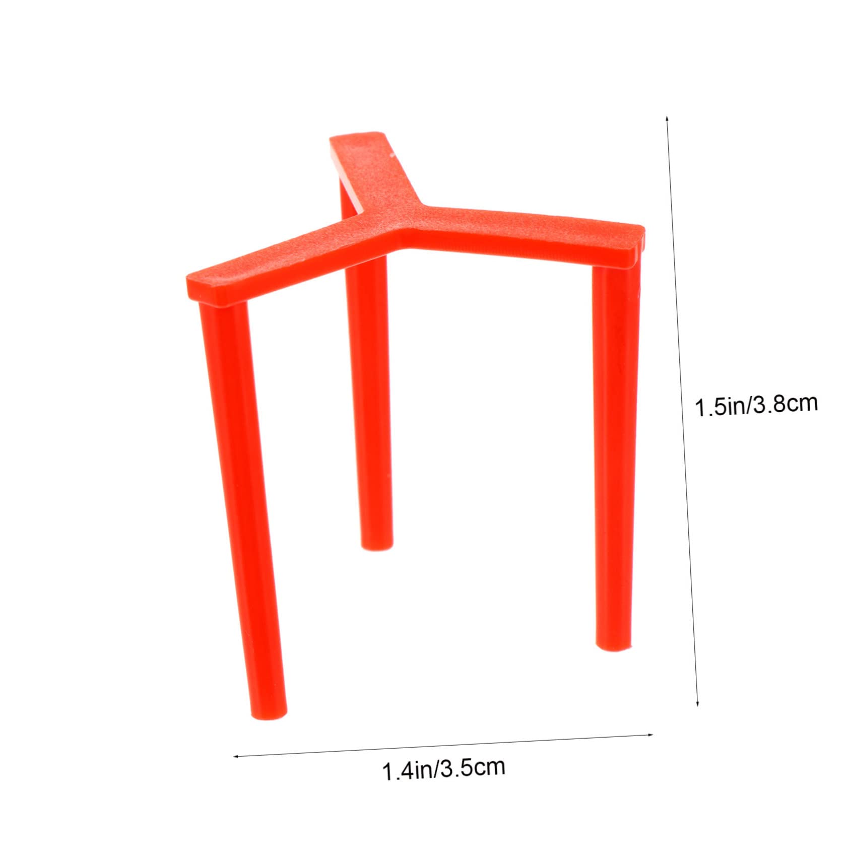 KICHOUSE Anti-stick Box Fixed Bracket 100pcs Pizza Rack Holder Sturdy Plastic Tripod Stack for Pizza and Pies