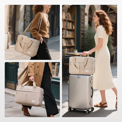 BAGZY 6x13x17 inch Personal Item Travel Bag Airplane Weekender Bags for Women Expandable 40x30x15cm Personal Bag with Wet Pocket Carry on Luggage for Airplanes Duffel Bags Men Over image 3
