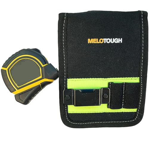 Image of MELOTOUGH Tool Belt Holder Tool Belt Hook Drill Bit Tote Hammer Holder | Multi-Function Tool Belt Hook, Tape Measure Clip, Drill Bit Tote, Hammer Loop, Fits Cordless Drills & Power Tools
