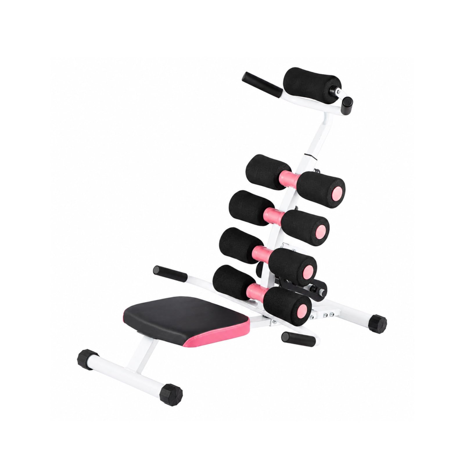 FERNVALE Mini Inversion Table for Back Pain Relief Adjustable Lumbar Spine Decompression Stretcher Foldable Heavy-Duty Back Stretching Equipment with Ergonomic SupportCompact Home Gym Inversion Stool