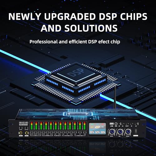 Fulode K-6 Professional Ktv Digital Pre-Stage Effector Anti-Howling Audio Processor Karaoke Mixer Reverberator thumb #7