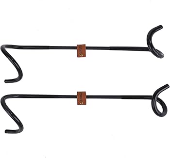 Amazon.co.jp: mumuc ガレージブランド ランタンハンガー ブラック 2本